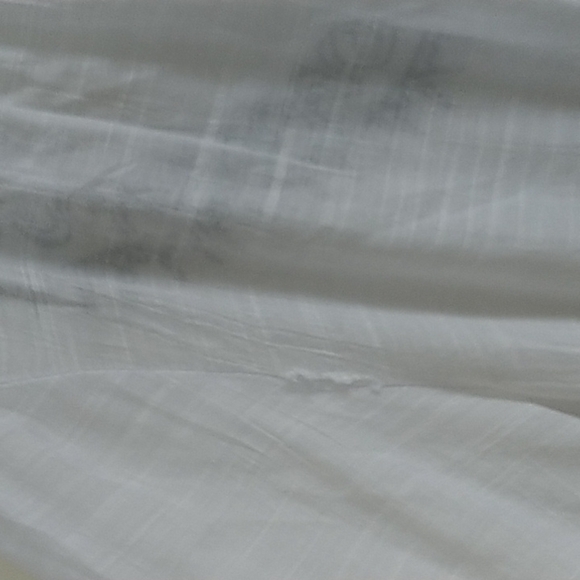 Alyx Boho V Neck White Gauzy Top sz S - Picture 12 of 12